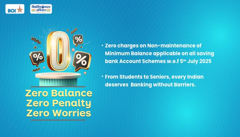 Waiver of Minimum Balance Charges