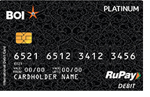 Rupay Platinum Debit card