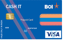 बीओआई कैशिट प्रीपेड कार्ड