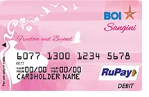 RuPay Sangini Debit card