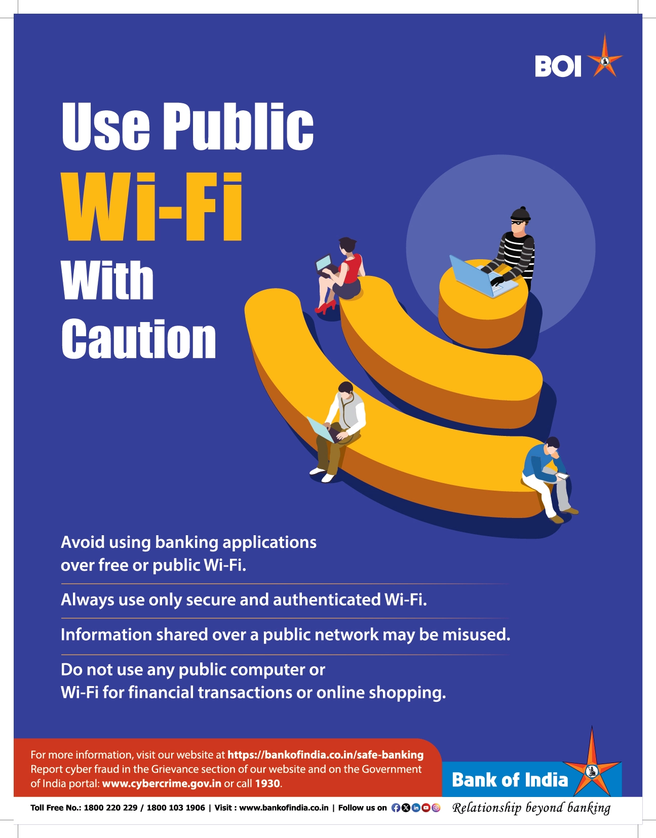 Use public wifi with caution